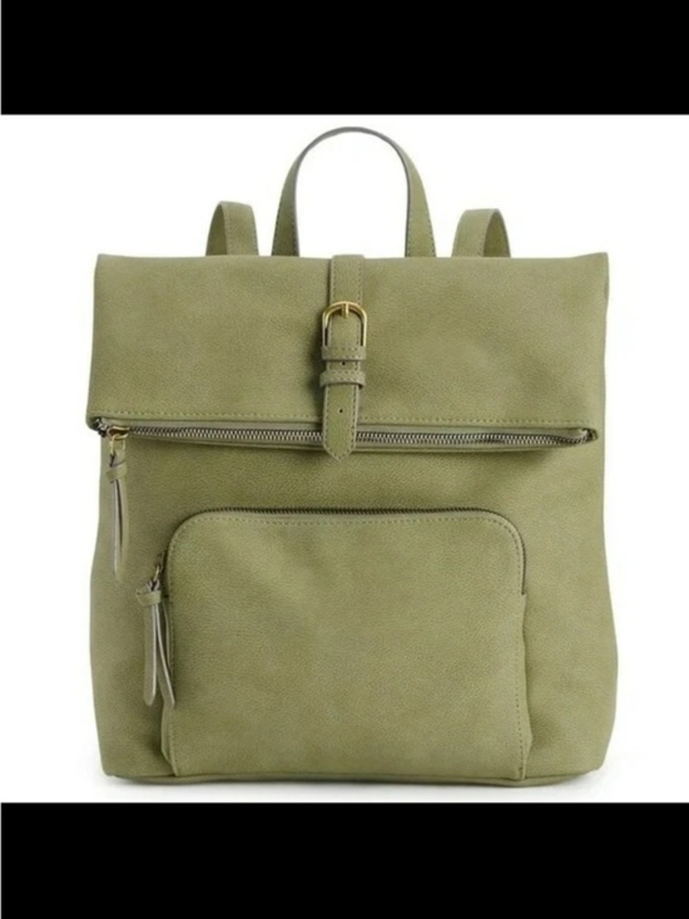 🆕 NWT Sonoma Olive Darcy Leather Military Backpack